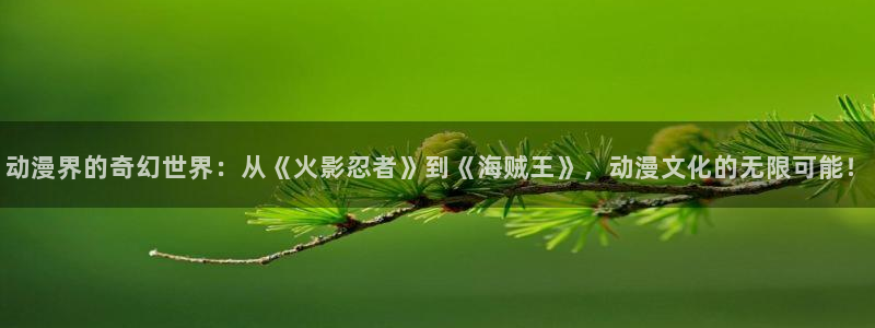 2026动漫天堂动漫排行：动漫界的奇幻世界：从《火影忍者》到《海贼王》，动漫文化的无限可能！